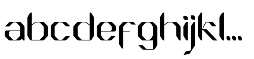 Moleno Display Font LOWERCASE