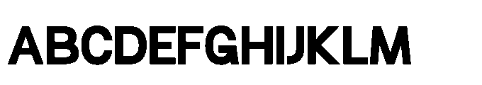 Molfin Bold Font UPPERCASE