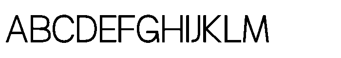 Molfin Extra Light Font UPPERCASE