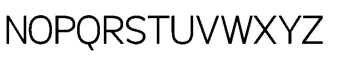 Molfin Extra Light Font UPPERCASE