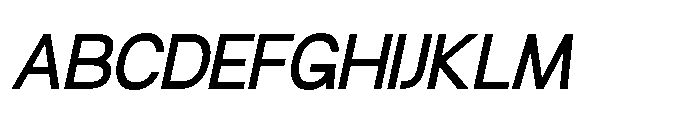 Molfin Italic Font UPPERCASE