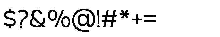 Molfin Light Font OTHER CHARS