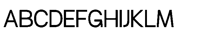 Molfin Light Font UPPERCASE