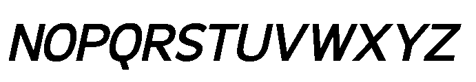 Molfin Medium Italic Font UPPERCASE