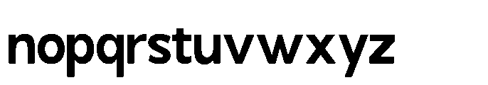 Molfin Semi Bold Font LOWERCASE