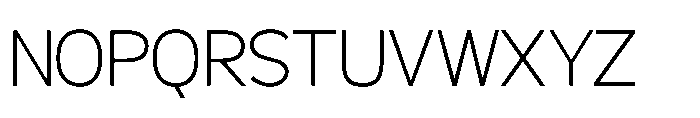 Molfin Thin Font UPPERCASE
