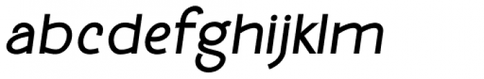 Molga Medium Italic Font LOWERCASE
