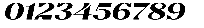 Molgrine Black Expanded Italic Font OTHER CHARS