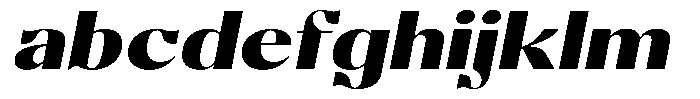 Molgrine Black Expanded Italic FONT