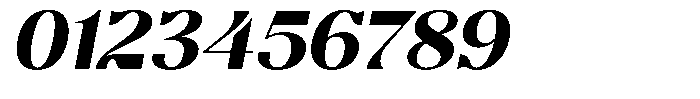 Molgrine Black Italic Font OTHER CHARS
