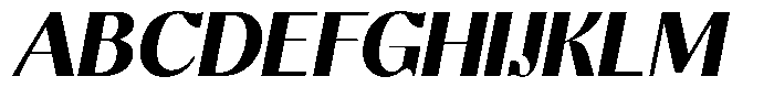 Molgrine Black Italic Font UPPERCASE