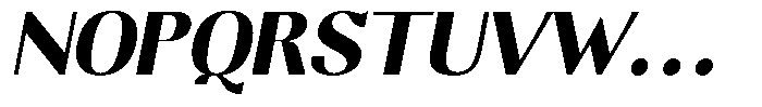 Molgrine Black Italic Font UPPERCASE
