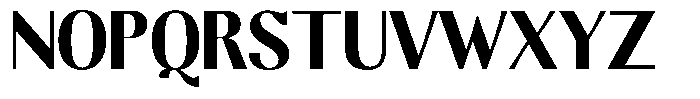 Molgrine Black Semi Condensed Font UPPERCASE