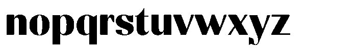 Molgrine Black Font LOWERCASE