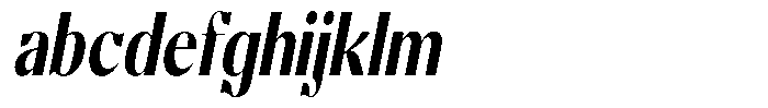 Molgrine Bold Condensed Italic FONT