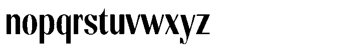 Molgrine Bold Condensed Font LOWERCASE