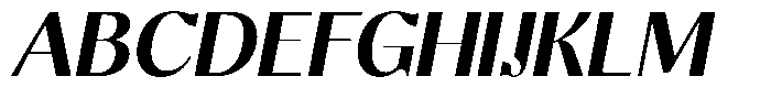 Molgrine Bold Italic Font UPPERCASE