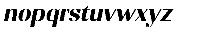 Molgrine Bold Italic Font LOWERCASE