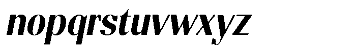 Molgrine Bold Semi Condensed Italic Font LOWERCASE