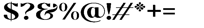 Molgrine Bold Semi Expanded Font OTHER CHARS