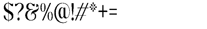 Molgrine Condensed Font OTHER CHARS
