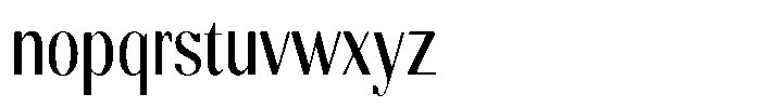 Molgrine Condensed Font LOWERCASE