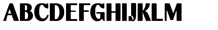 Molgrine Contrast Black Sem Condensed Font UPPERCASE
