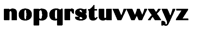 Molgrine Contrast Black Sem Exp Font LOWERCASE