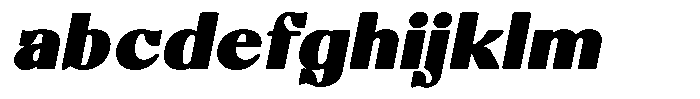 Molgrine Contrast Black Sm Ex Italic FONT