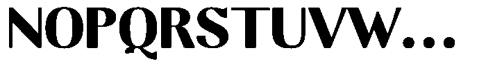 Molgrine Contrast Black Font UPPERCASE