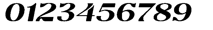 Molgrine Contrast Bold Exp Italic Font OTHER CHARS