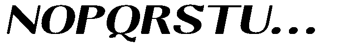 Molgrine Contrast Bold Exp Italic Font UPPERCASE
