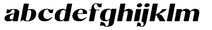 Molgrine Contrast Bold Exp Italic FONT