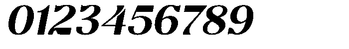 Molgrine Contrast Bold Italic Font OTHER CHARS