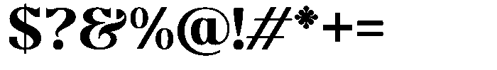 Molgrine Contrast Bold Font OTHER CHARS