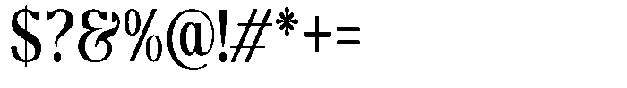 Molgrine Contrast Condensed Font OTHER CHARS