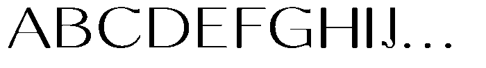 Molgrine Contrast Extra Light Exp Font UPPERCASE
