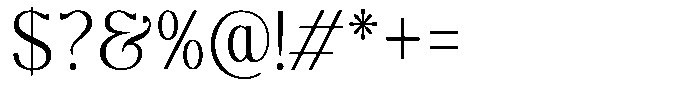 Molgrine Contrast Extra Light Sem Condensed Font OTHER CHARS