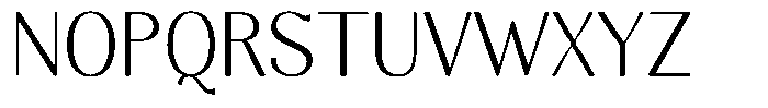 Molgrine Contrast Extra Light Sem Condensed Font UPPERCASE