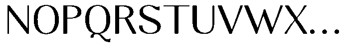 Molgrine Contrast Light Font UPPERCASE