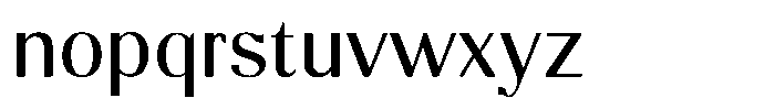 Molgrine Contrast Light Font LOWERCASE