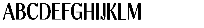 Molgrine Contrast Medium Condensed Font UPPERCASE