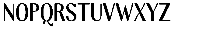 Molgrine Contrast Medium Condensed Font UPPERCASE