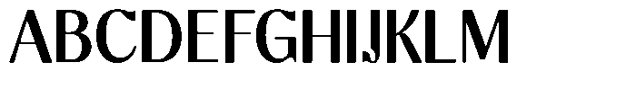 Molgrine Contrast Medium Sem Condensed Font UPPERCASE