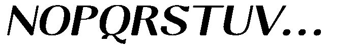 Molgrine Contrast Medium Sem Exp Italic Font UPPERCASE