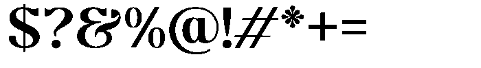 Molgrine Contrast Medium Font OTHER CHARS