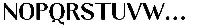 Molgrine Contrast Medium Font UPPERCASE