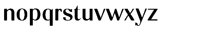 Molgrine Contrast Regular Font LOWERCASE