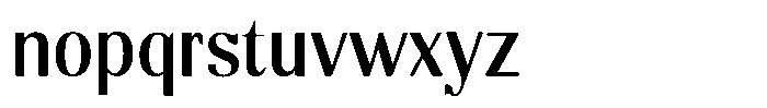 Molgrine Contrast Sem Condensed Font LOWERCASE