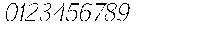 Molgrine Contrast Th Sm Condensed Italic Font OTHER CHARS